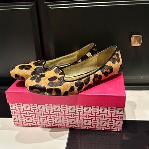Elaine Turner Leopard Print Women's Flats